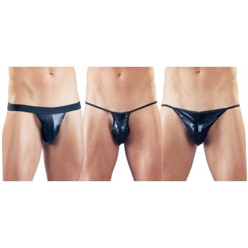 3-Pack String - Zwart