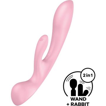 Satisfyer Triple Oh G-Spot Vibrator - Roze