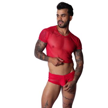 GIGO Crop Top Spectrum - Rood