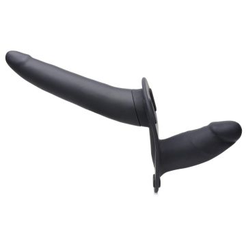 Dubbele Strap-On Vibrator Power Pegger