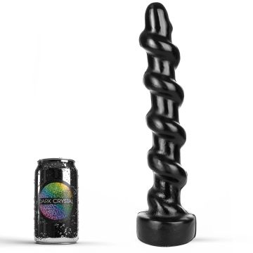 Dark Crystal Zwarte Spiraal Buttplug Karel  - 34 cm-karel-zwart.jpg