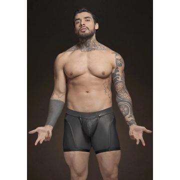 ROK Rebel Pouch-Front Skin Bike Short - Zwart