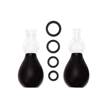 Tepel Erectie Setje - Zwart