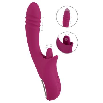 Likkende & Stuwende Vibrator Javida