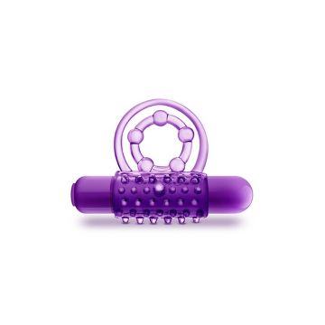Dubbele Cockring met Bullet - Paars-dubbele_cockring_met_bullet_-_paars.jpg