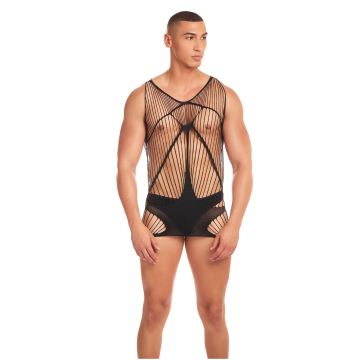 Pink Lipstick Automatic Tank Top - Zwart