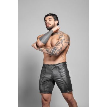 Dale Mas Biker + Eco Lange Short met Rits - Zwart