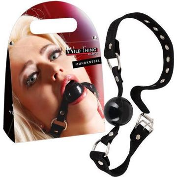 Verstelbare Ballgag - Zwart
