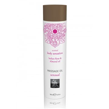 Scented Massage Olie - Indian Rose & Almond Olie