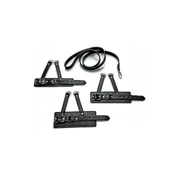 Leren Ballstretcher Training Set - Zwart
