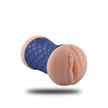 Anus en Vagina Masturbator Maschile - Blauw