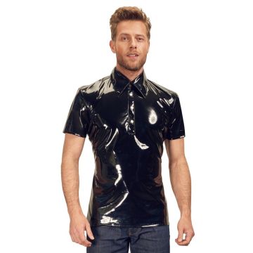 Lak Polo voor Mannen - Zwart