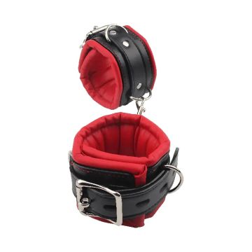 Zachte Enkelboeien Zwart/Rood - Fixxx