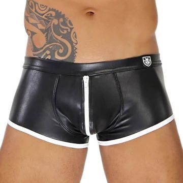 TOF Paris Fetish Boxer Rits - Zwart/Wit
