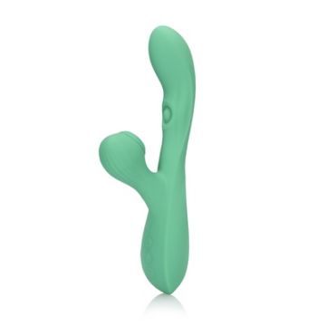 Pulse Wave Tongbewegende Rabbit Vibrator - Blue Grass
