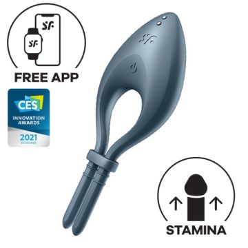 Satisfyer Vibrerende Cockring Bullseye - Grijs-satisfyer-cockring-bullseye-grijs-1.jpg