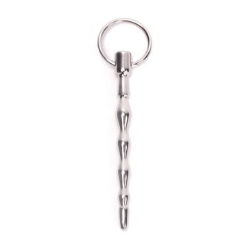 Kiotos Metalen Penisplug Deluxe Zilver - 13.5 cm