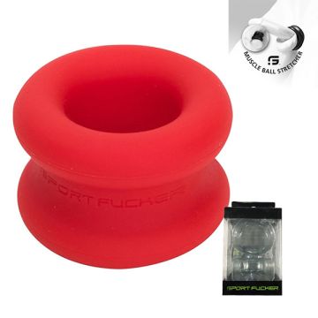 Muscle Ball Stretcher - Siliconen Rood