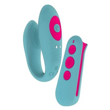 Dream Toys Koppel Vibrator met Afstandsbediening Lover's Vibe - Blauw/Roze