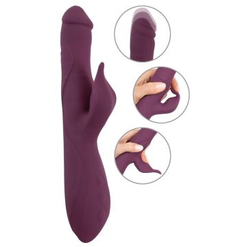 Rabbit Vibrator met 3 functies - Paars