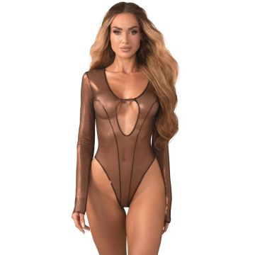 Body met Lange Mouwen Soranna - Bruin