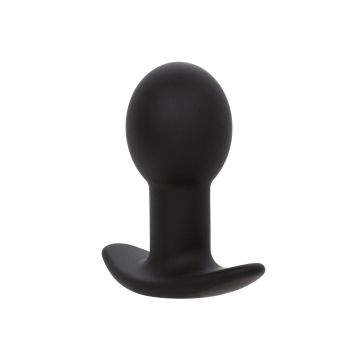 Vibrerend Buttplug CalExotics Rock Bottom Pop Probe - Zwart