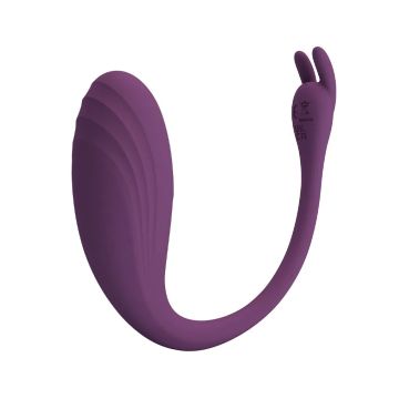 Catalina Draagbare Vibrator met App Bediening - Paars