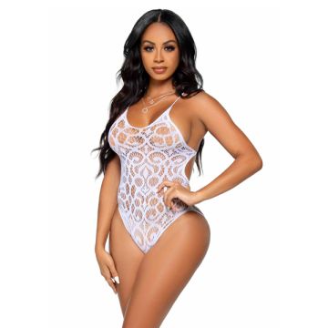 Naadloze Kanten Body - Wit