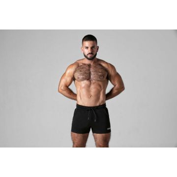 Locker Gear Streep Mini Short - Wit