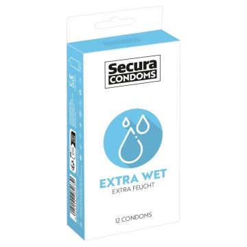 Secura Extra Wet Condooms - 12 Stuks