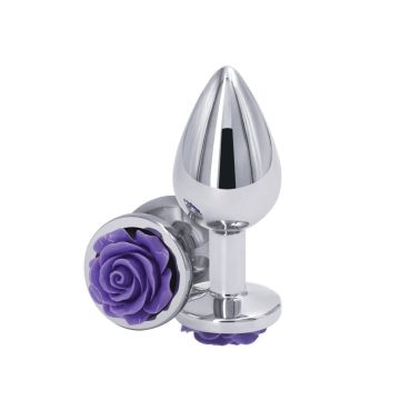 Buttplug met Paarse Roos - M-buttplug-met-paarse-roos-m.jpg