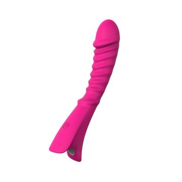 Geribbelde G-spot Vibrator - Roze-geribbelde-g-spot-vibrator-rozezkl.jpg