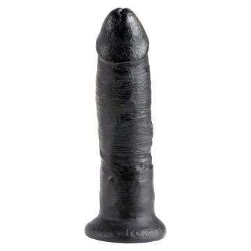 Zwarte realistische dildo van 23 cm 