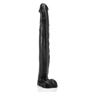 Zwarte Dildo Chris 43x6 Cm