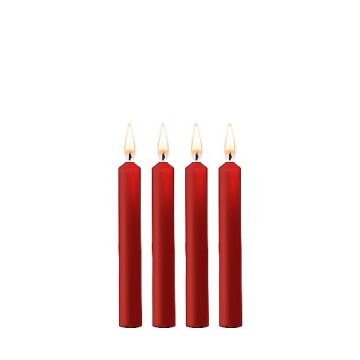 SM Kaarsen 4-Pack - Rood 