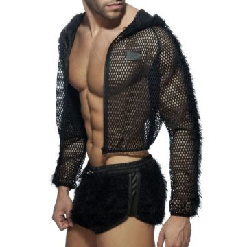 Addicted Crop Jacket - Zwart