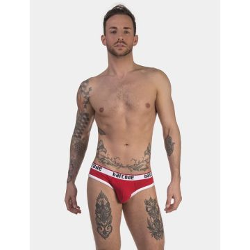 Barcode Berlin Ouvert Slip Maxime - Rood/Wit 