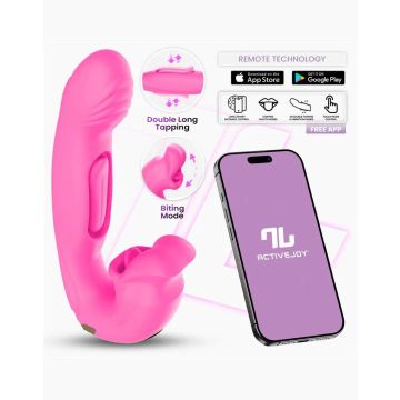 Bijtende en dubbeltikkende vibrator met app IY - Bimby