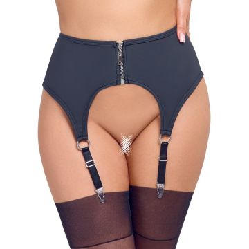 Cottelli Matte Elegante Jarretelgordel - Zwart
