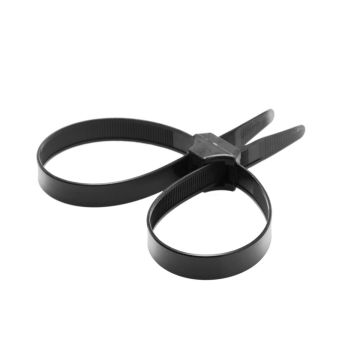 Handboeien Misbehaved Black Zip Tie Police Cuffs 5 stuks
