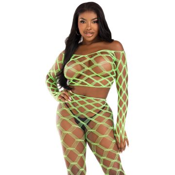 Leg Avenue 2-delige Super Sexy Set - Groen