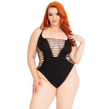 Leg Avenue String Bodysuit Racerback - Zwart