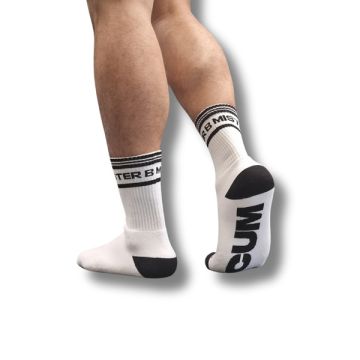 Mister B Sport Sokken Cum Dump - Wit/Zwart