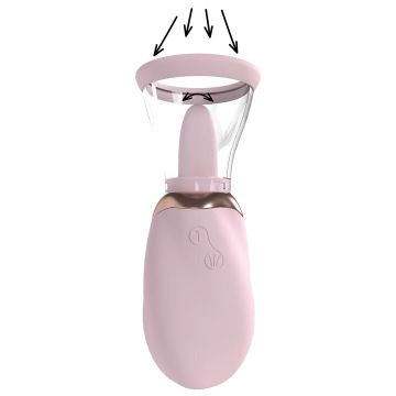 Oplaadbare Borst en Vulva Pomp Roze - Boost