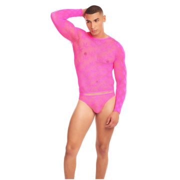 Pink Lipstick Rainbow Party 2-Delige Set - Roze