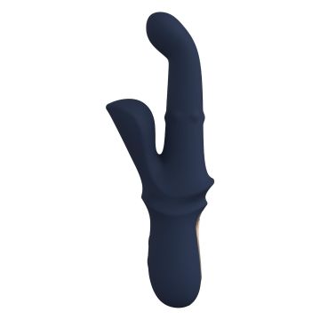 Rabbit Vibrator Iris With Sliding Bead - Blauw