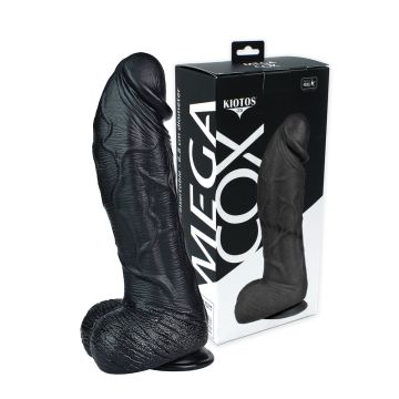 Realistische Dildo Kiotos Cox MEGA 06 - Zwart