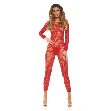 René Rofé Everything You Got Bodystocking - Rood