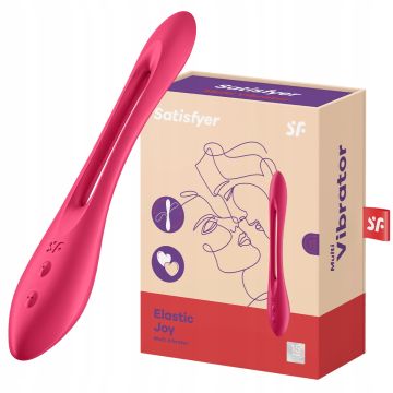 Satisfyer Elastic Joy Multi Vibrator - Rood
