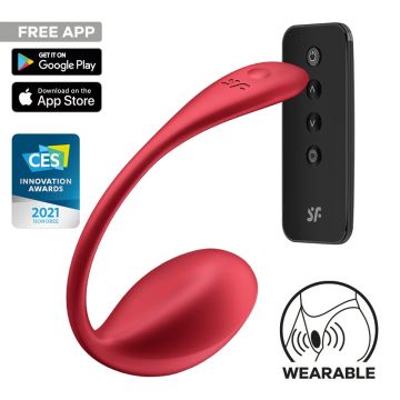 Satisfyer Shiny Petal Connect App - Rood